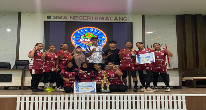 Final Dramatis HEXACUP 2026: SMP Nasional Malang Juara Usai Lawan SMPN 22 Malang dalam Pertarungan 5 Set